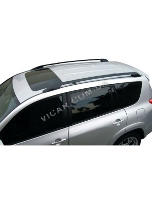Рейлинги-продольные дуги черного цвета RAV4 (06-12)